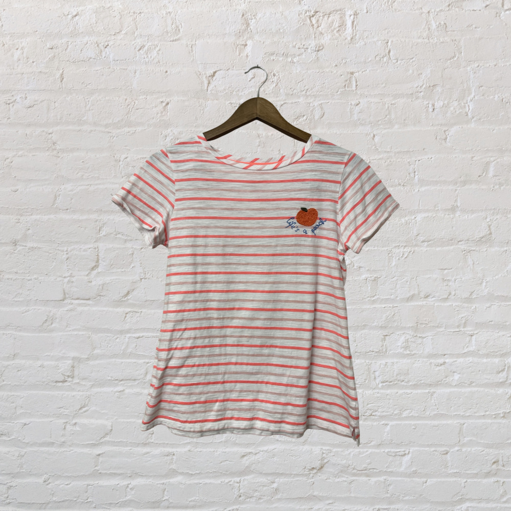 Joules Life's A Peach T-shirt Size 8